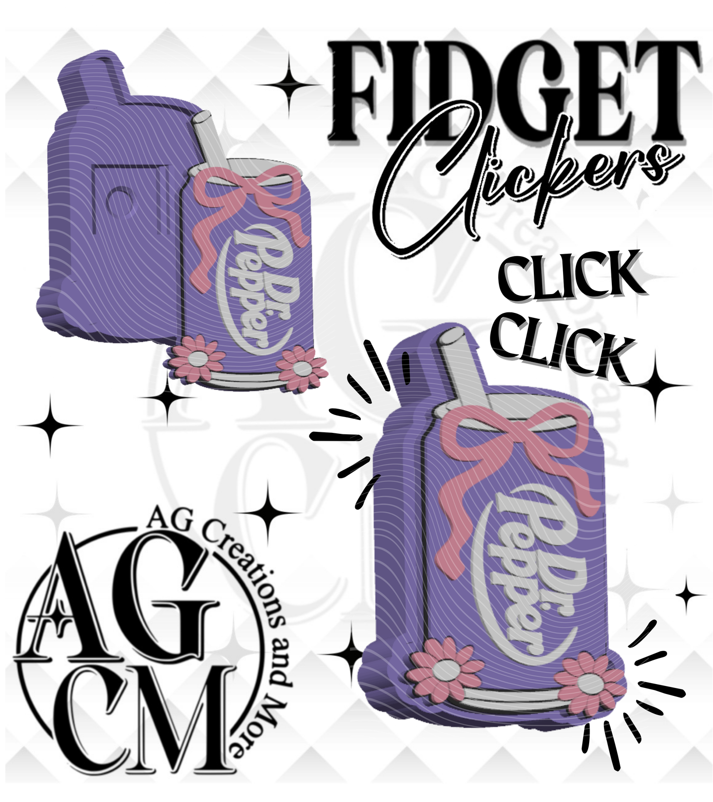 3D Fidget Clickers (wholesale)