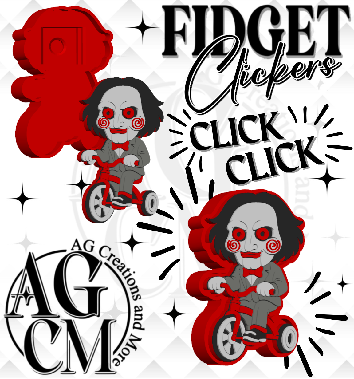Jigsaw Puzzle 3D Fidget Clickers (wholesale)