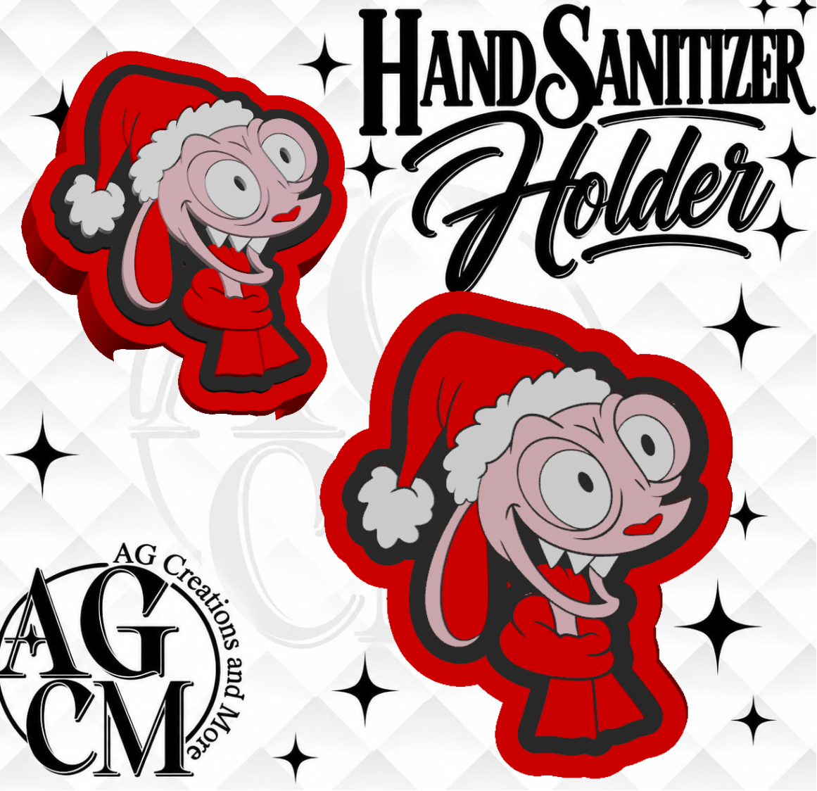 90s Silly Kitty 3D Hand Sanitizer Holder (Wholesale/singles)