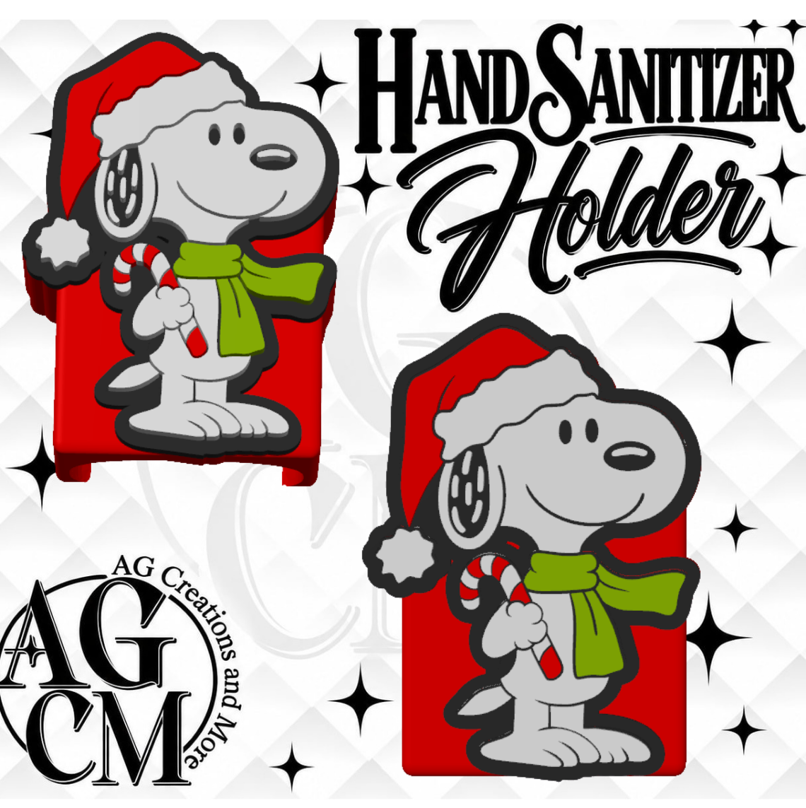CIJ PUP 3D Hand Sanitizer Holder (Wholesale/singles)