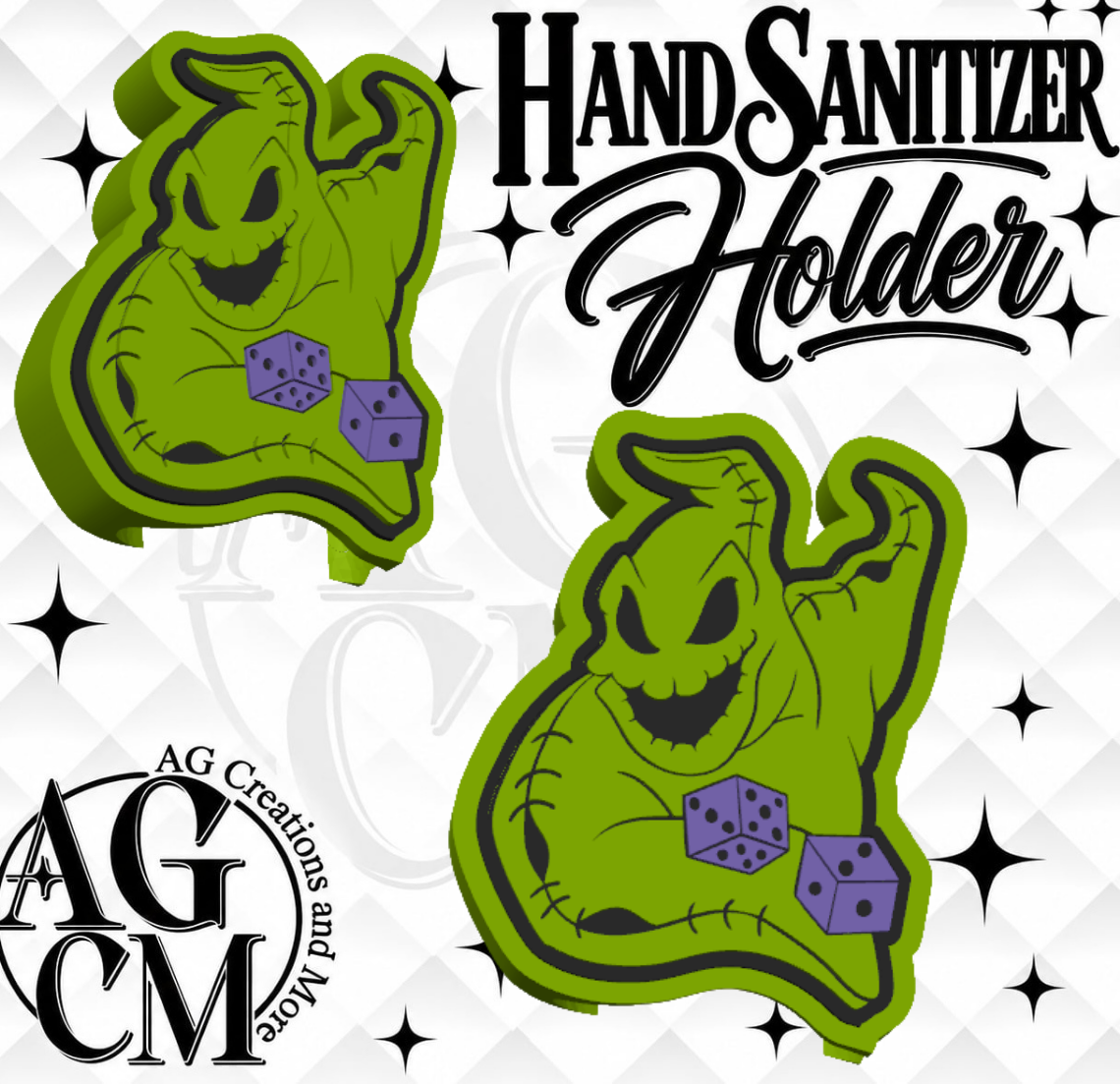 CIJ oog 3D Hand Sanitizer Holder (Wholesale/singles)