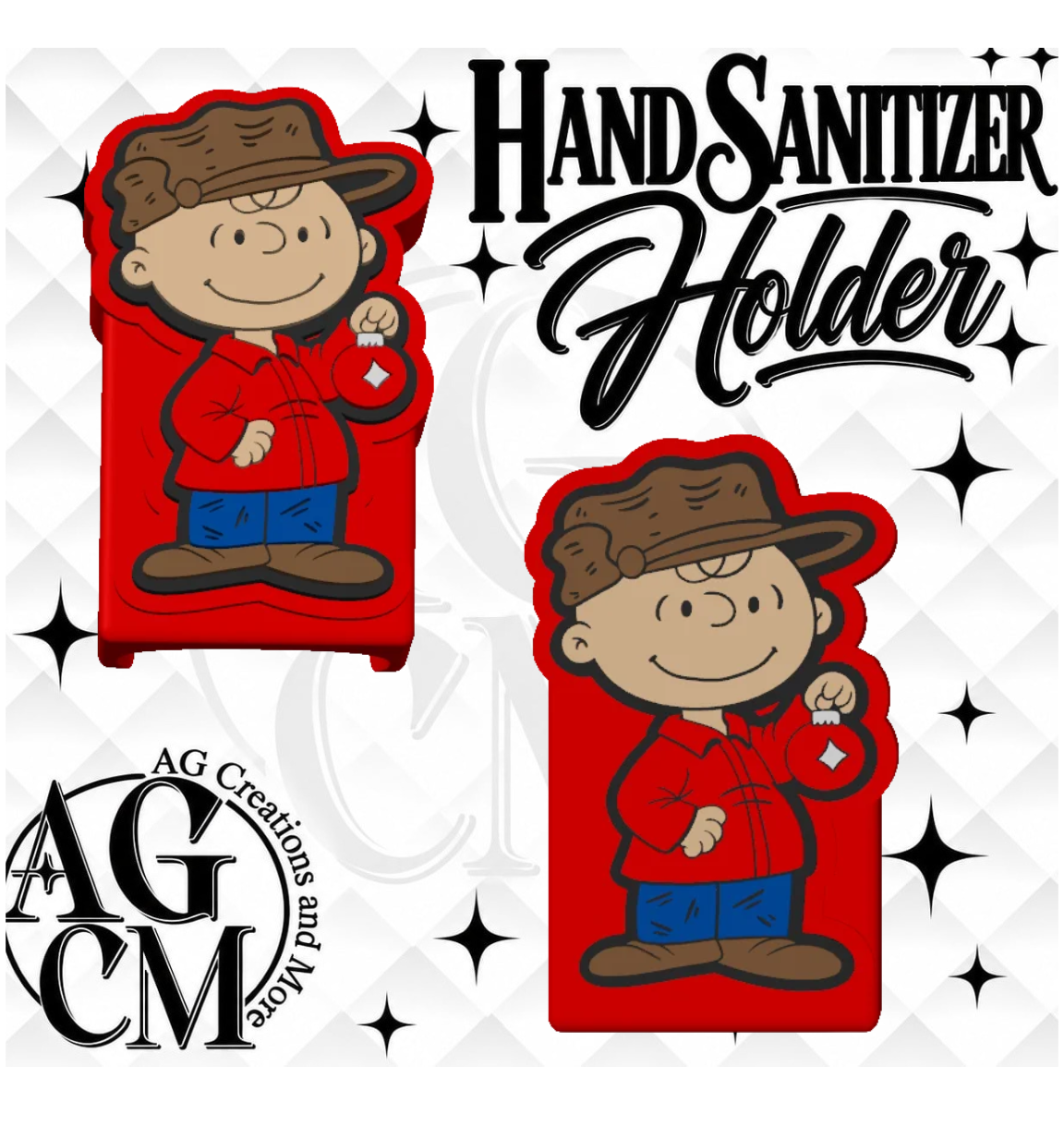 CB 3D Hand Sanitizer Holder 3MF File
