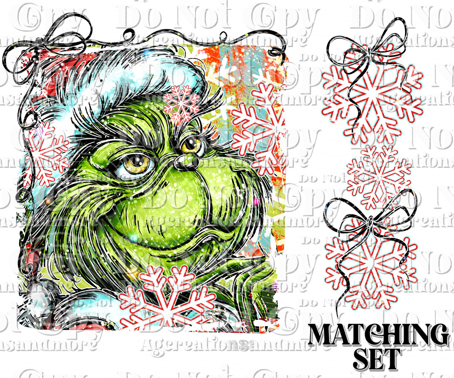 Green Set Digital Download PNG