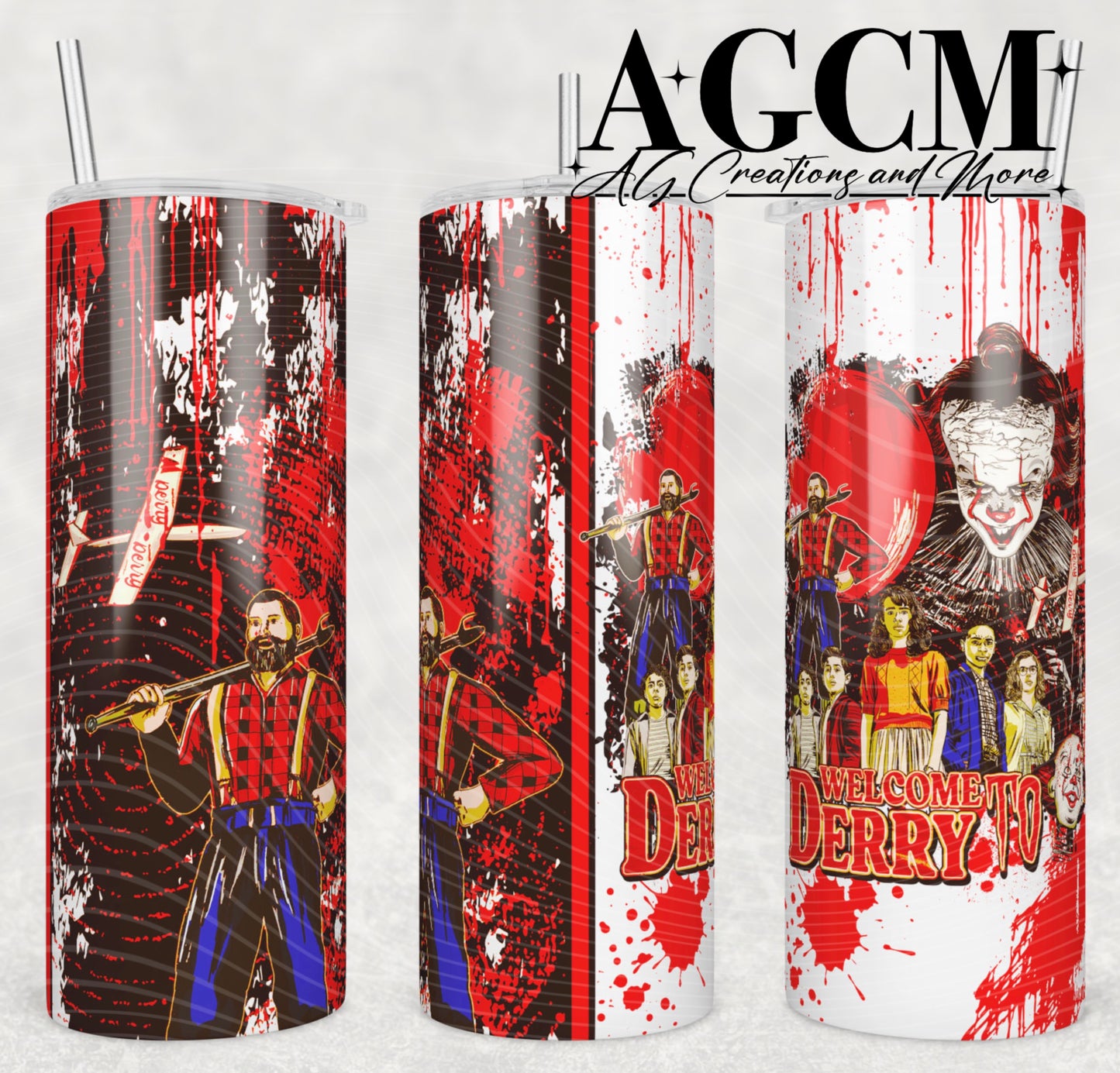 Derry 20oz Tumbler Design | Instant PNG Digital File