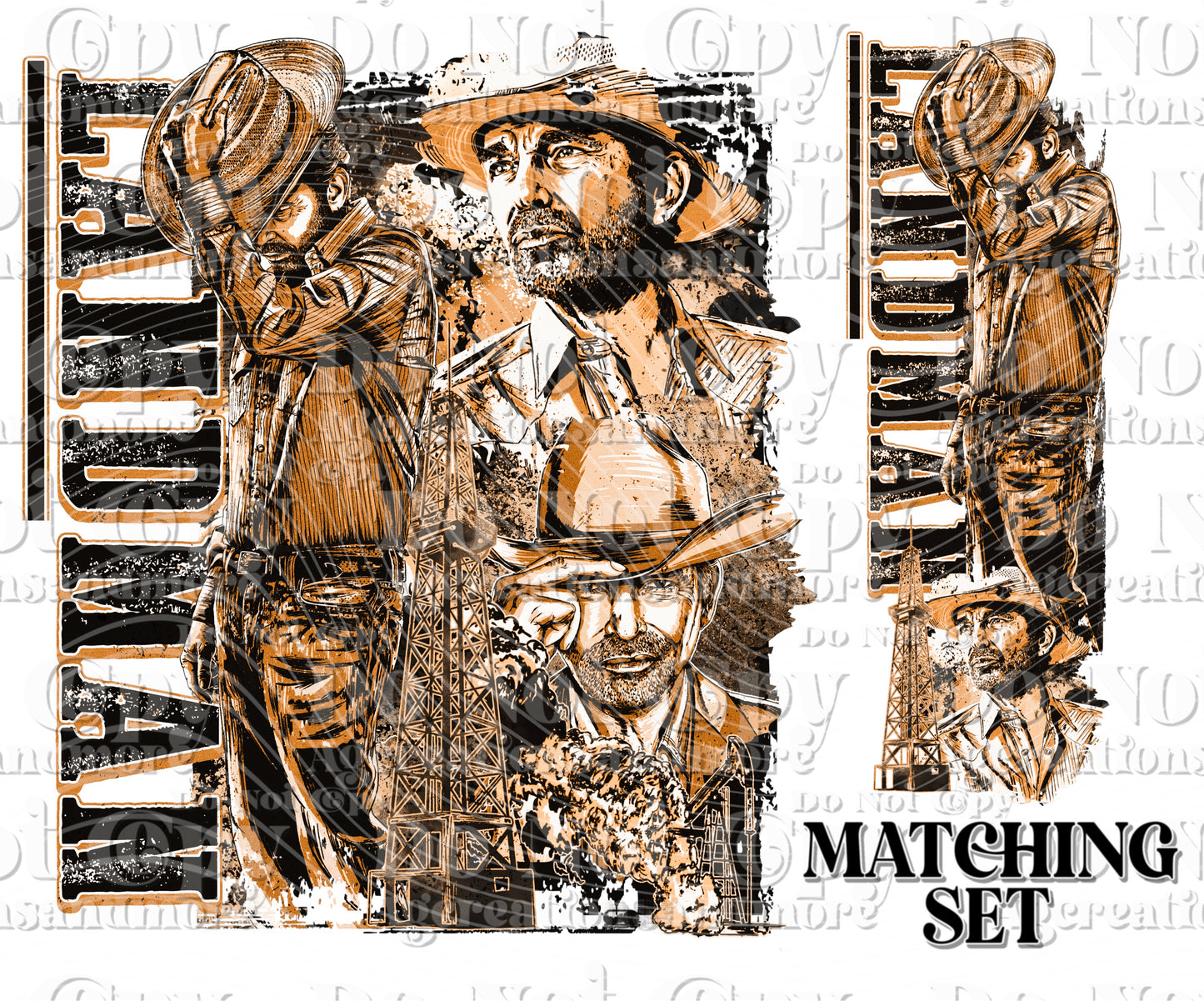 Oil land set Digital Download PNG