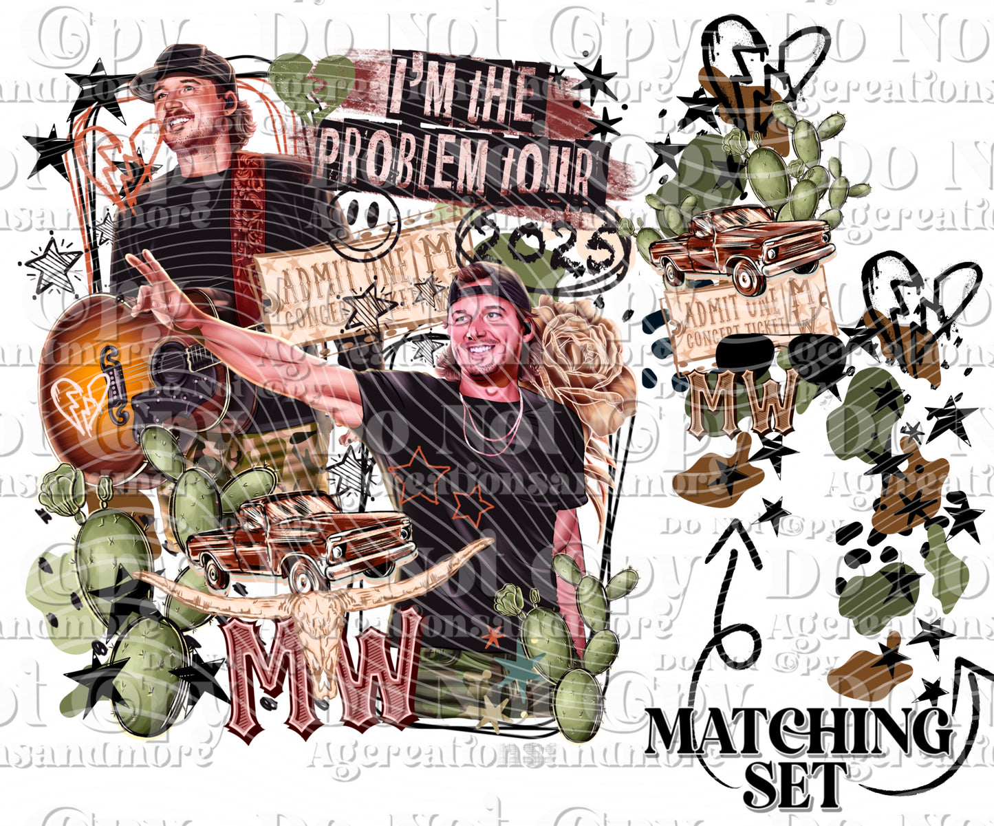 Problem tour green Digital Download PNG