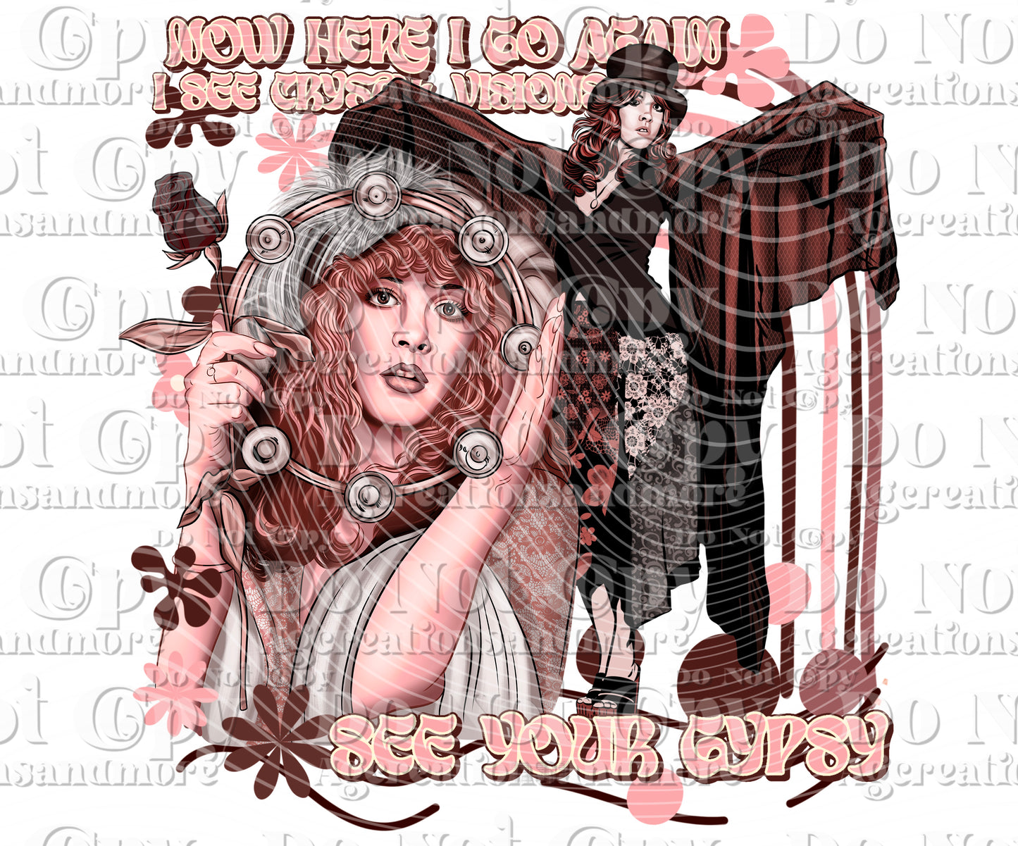 Gypsy pink Digital Download PNG