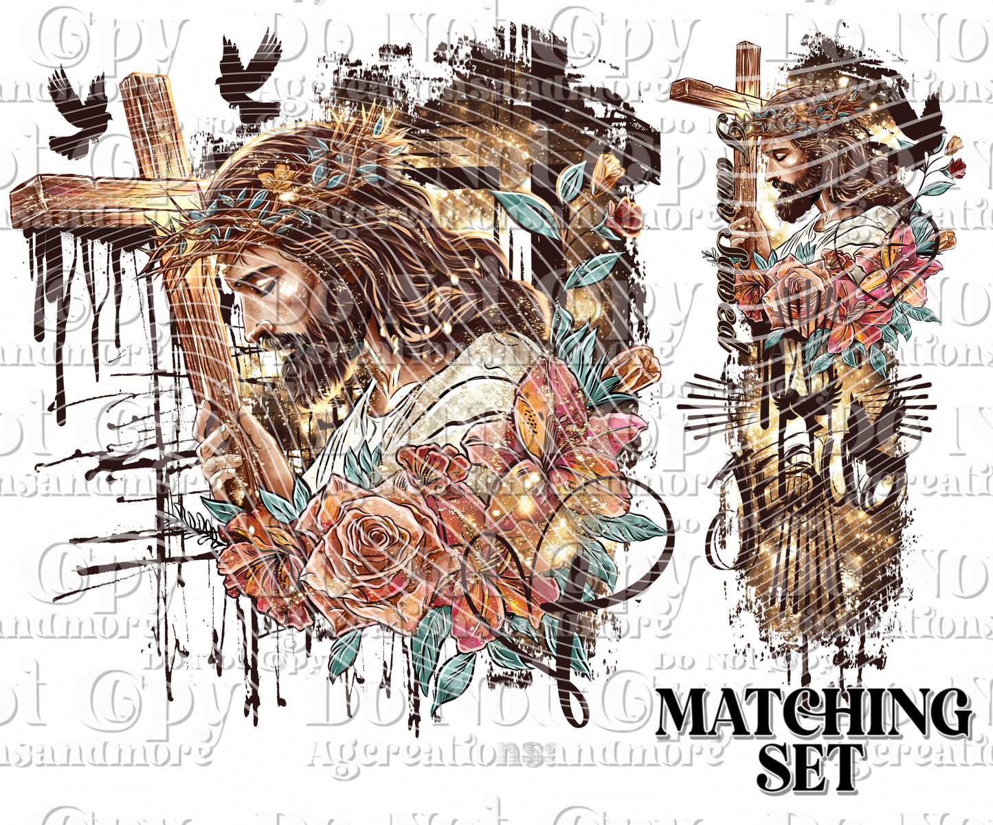 Jesus saved me set digital download png