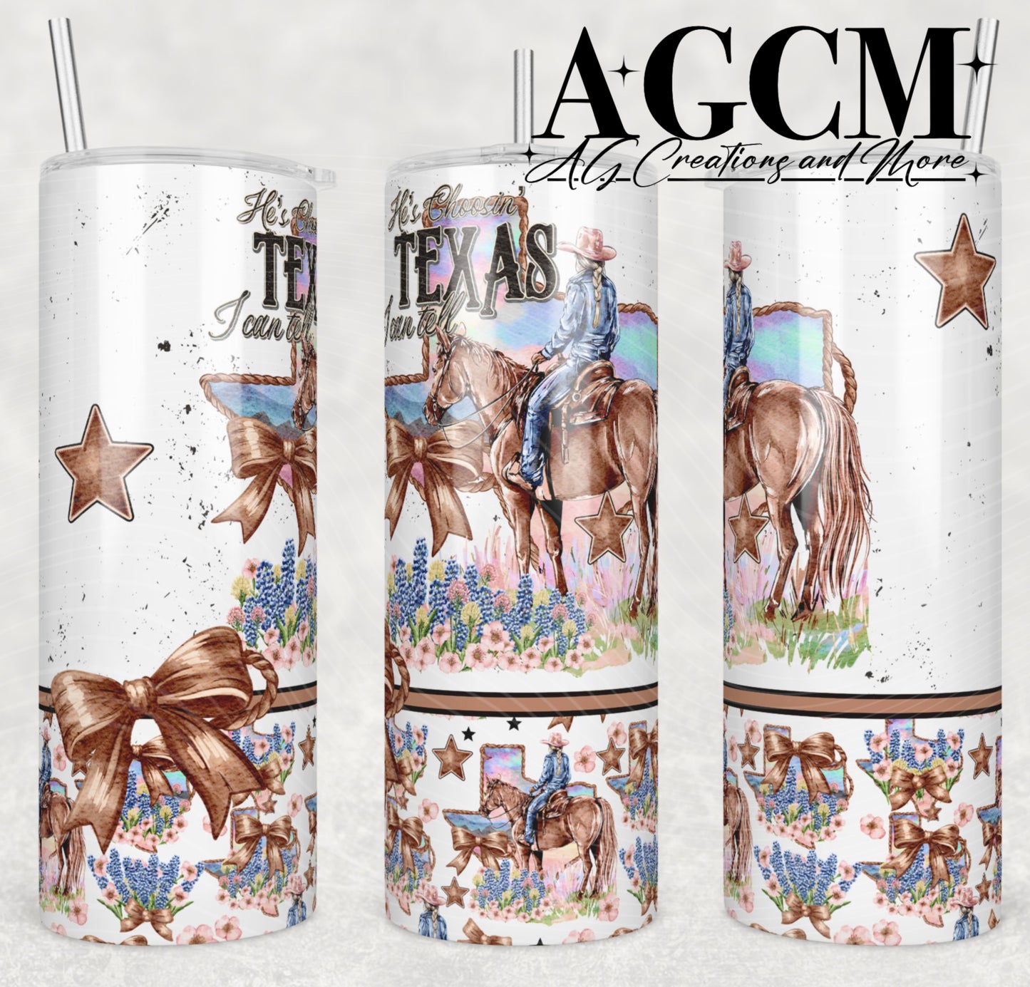 Choosin Texas. 20oz Tumbler Design | Instant PNG Digital File