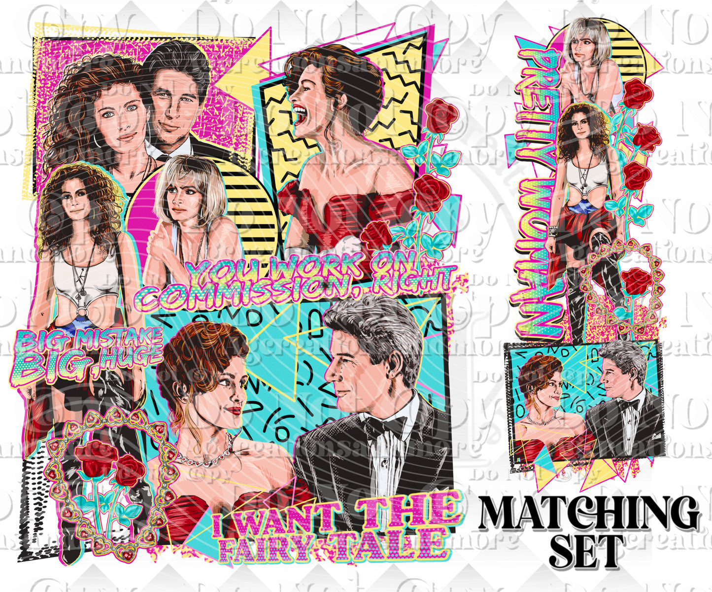 Beautiful woman set Digital Download png design