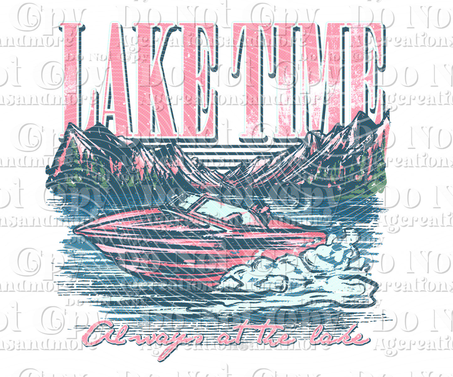 Lake time digital download png