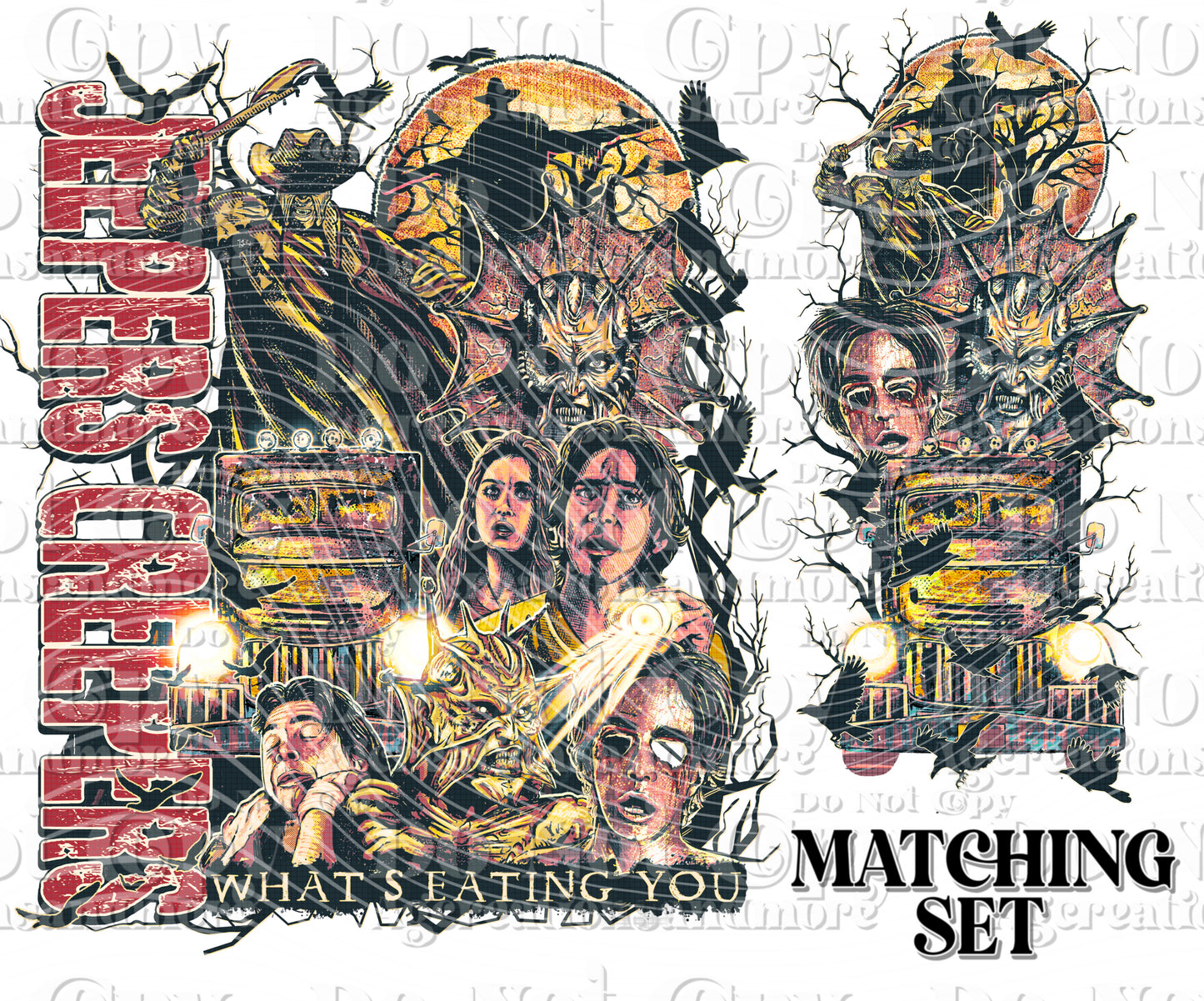 Creeper Set digital download PNG