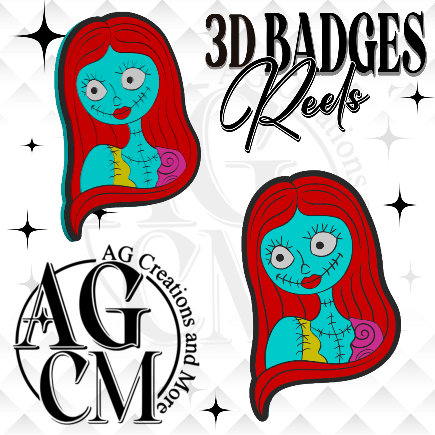 Sal NBC 3D Badges/ Reels (wholesale)