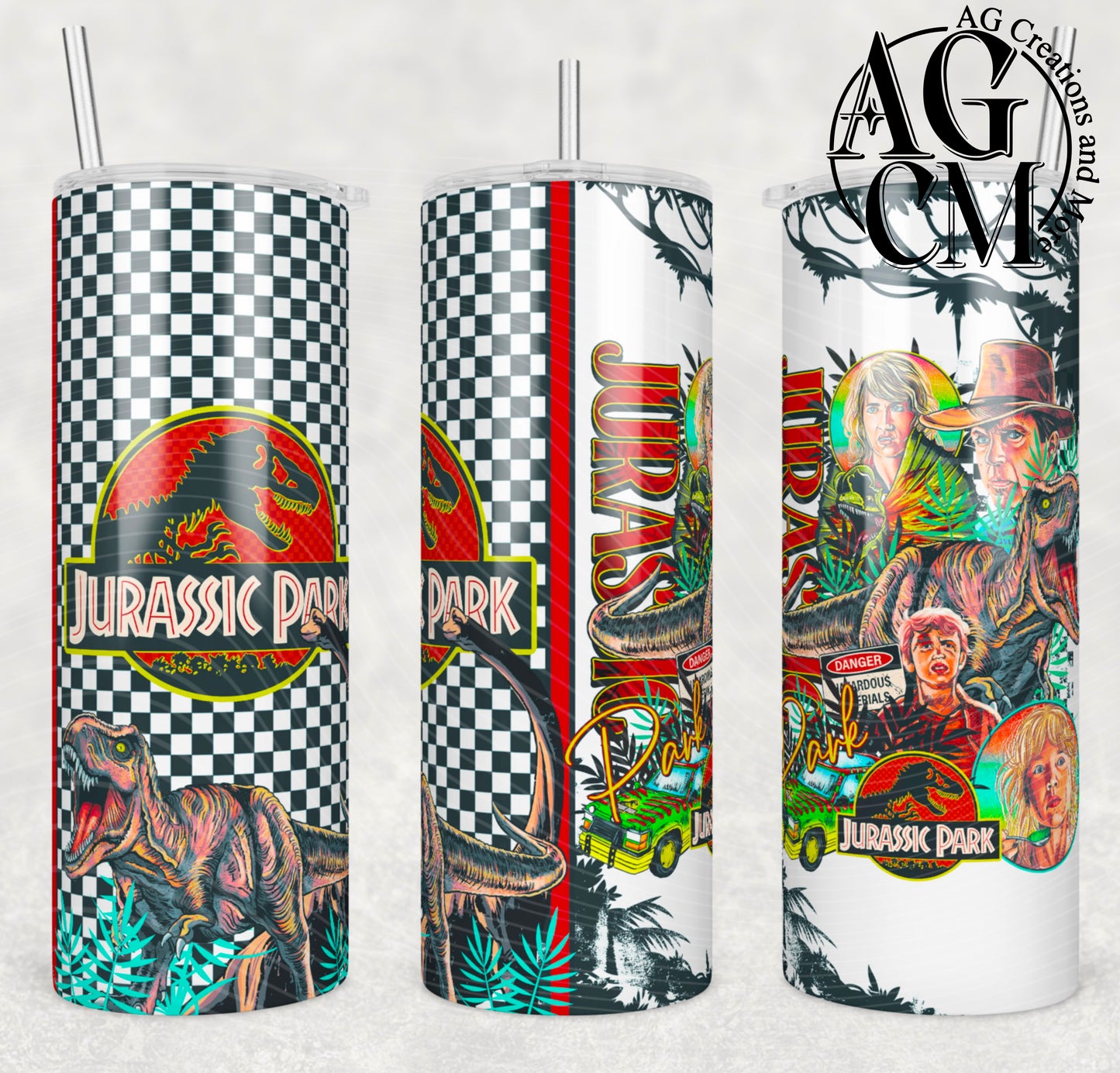 1993 Dinosaurs 20oz Tumbler Digital Download PNG