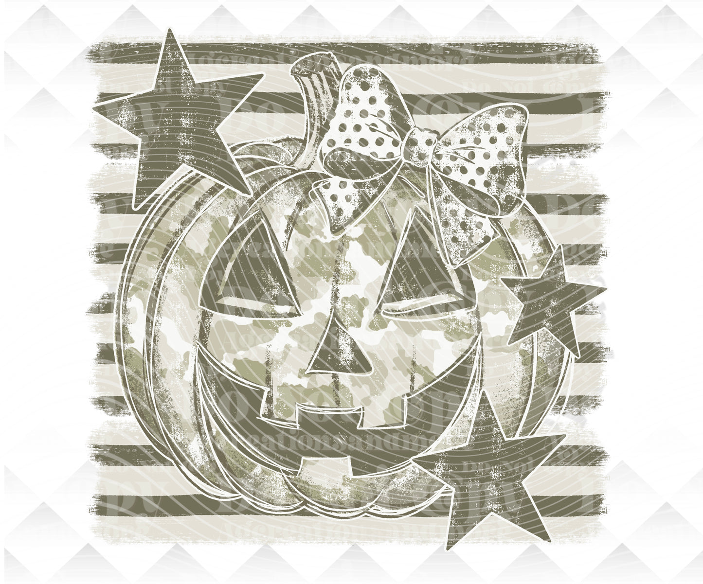 Camo stripe Pumpkin Download png design