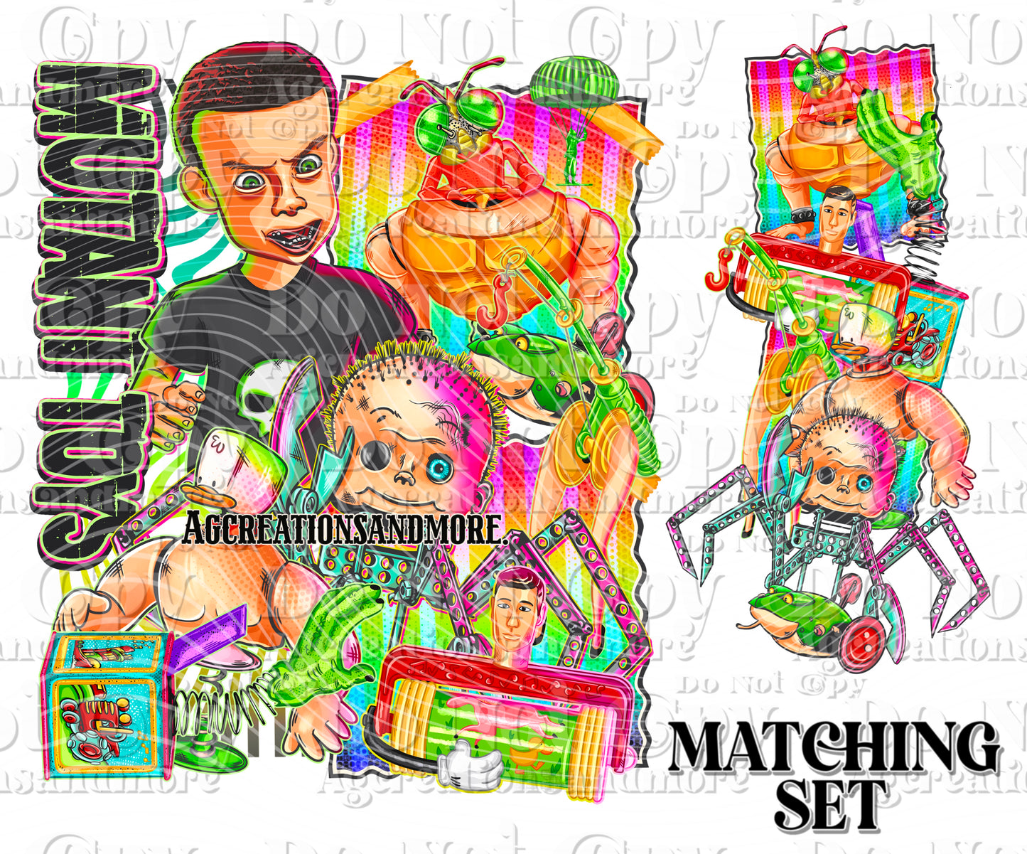 Mutant Toys Sid Digital Download PNG