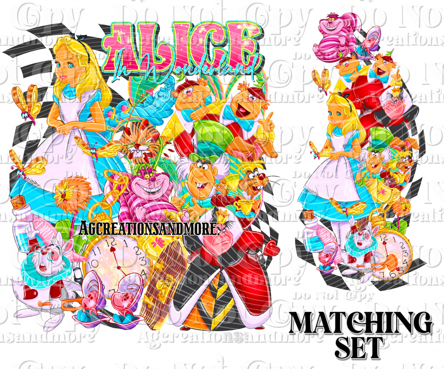 Alice set Digital Download PNG