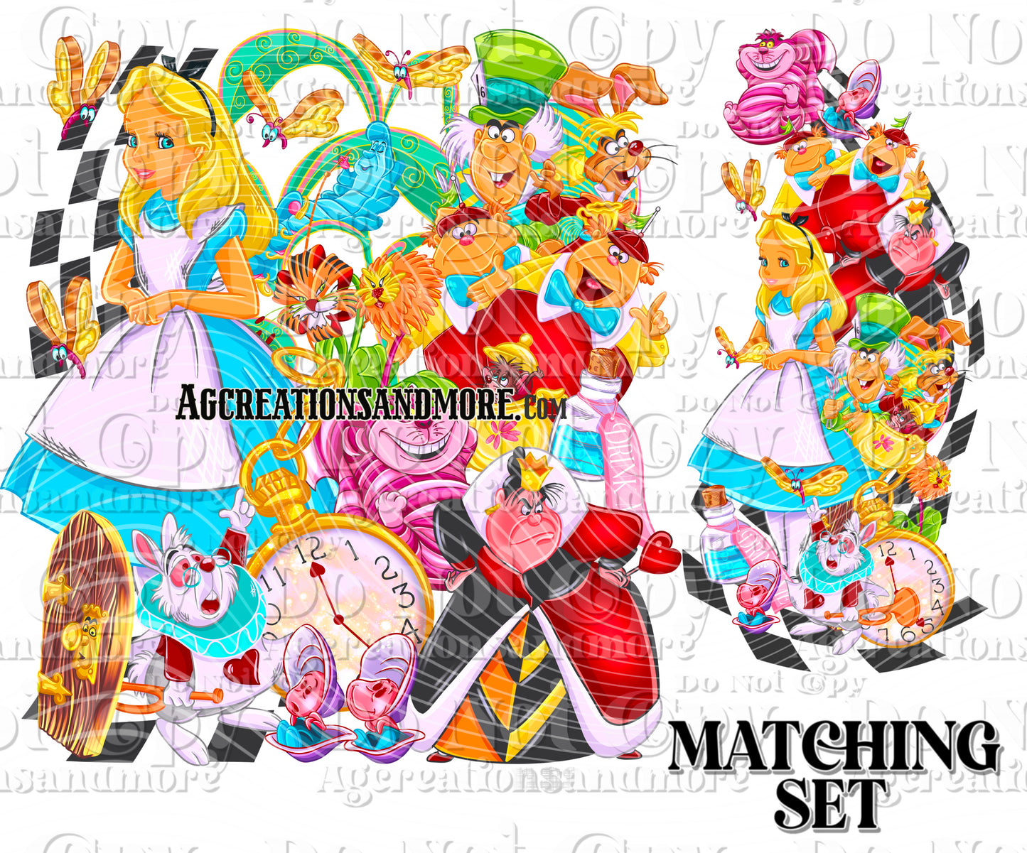 No name Alice set Digital Download PNG