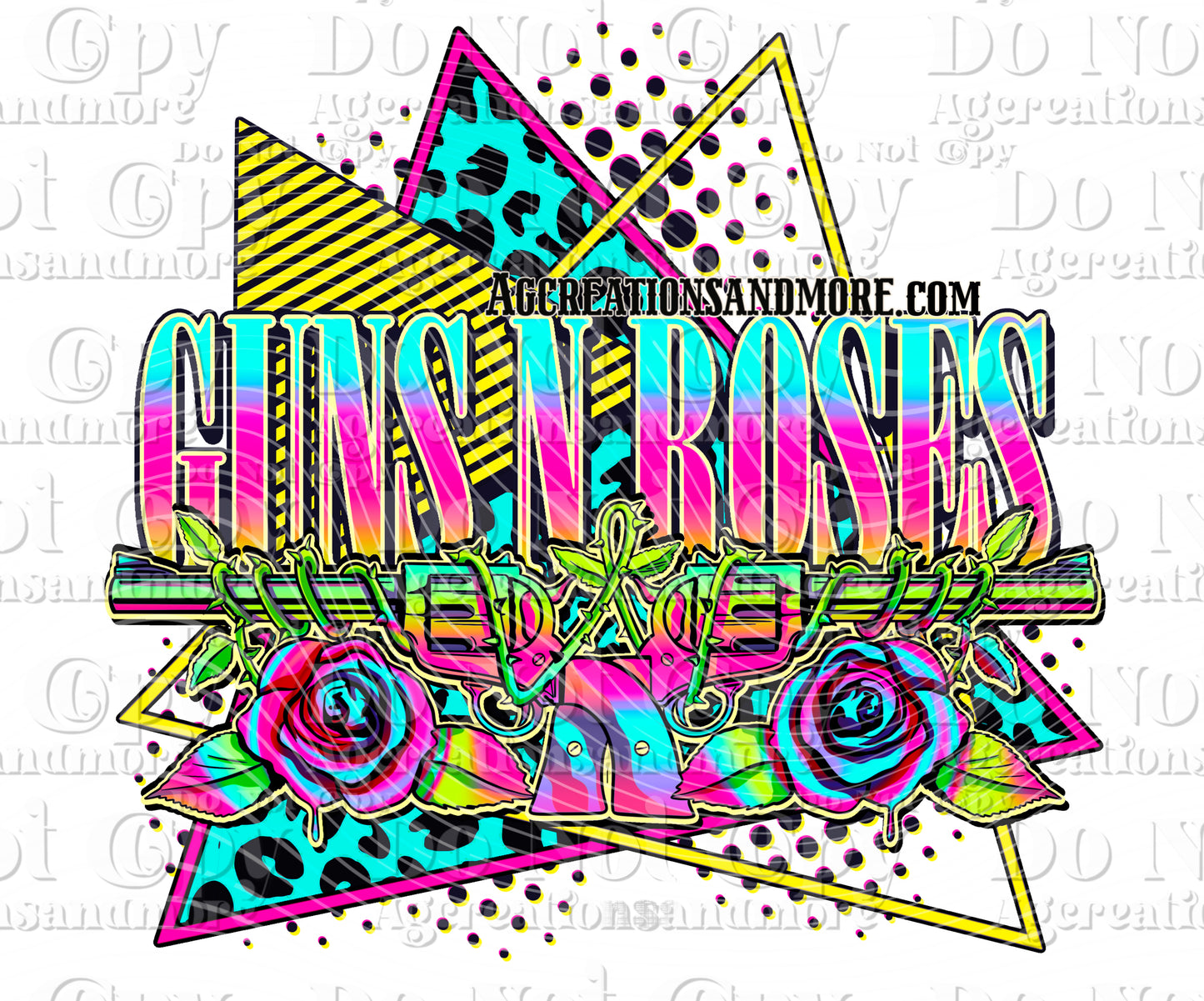 Rock Guns Digital Download PNG