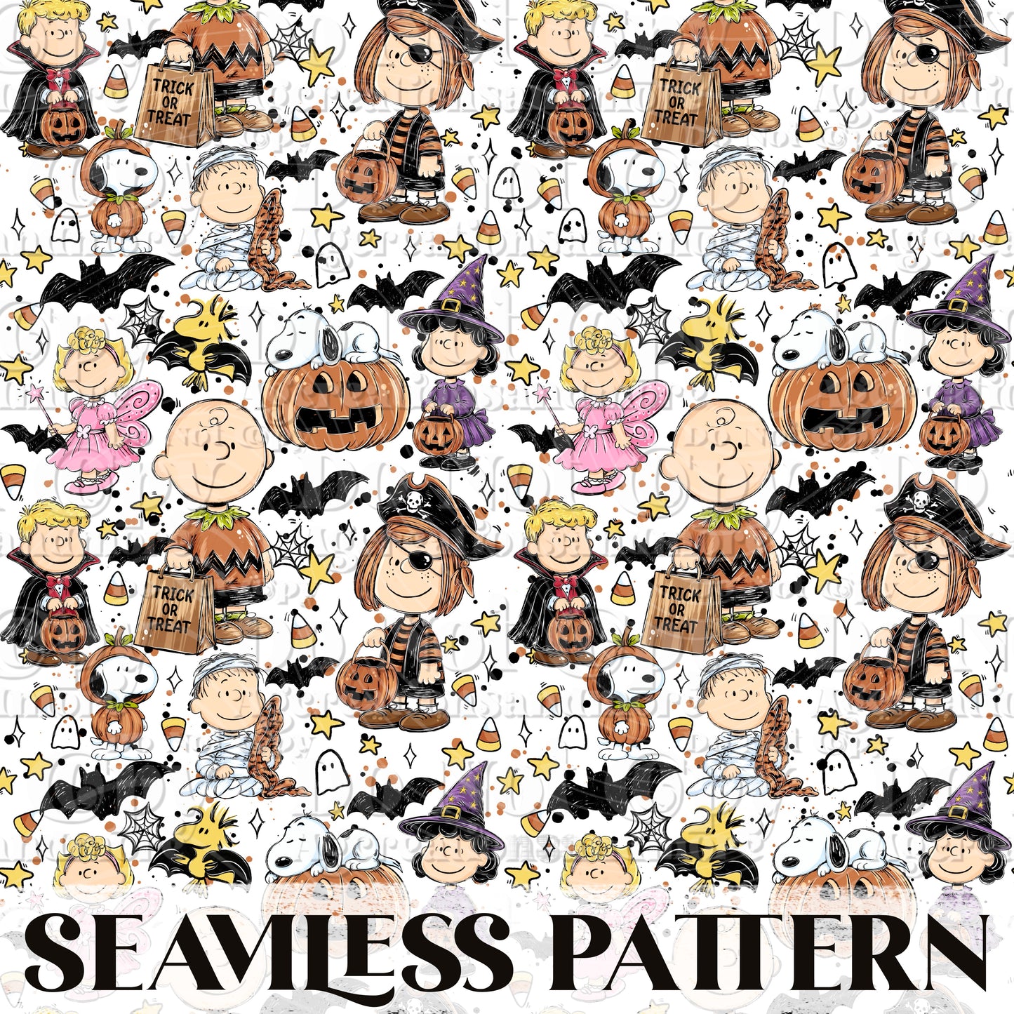 Good grief Seamless Pattern PNG