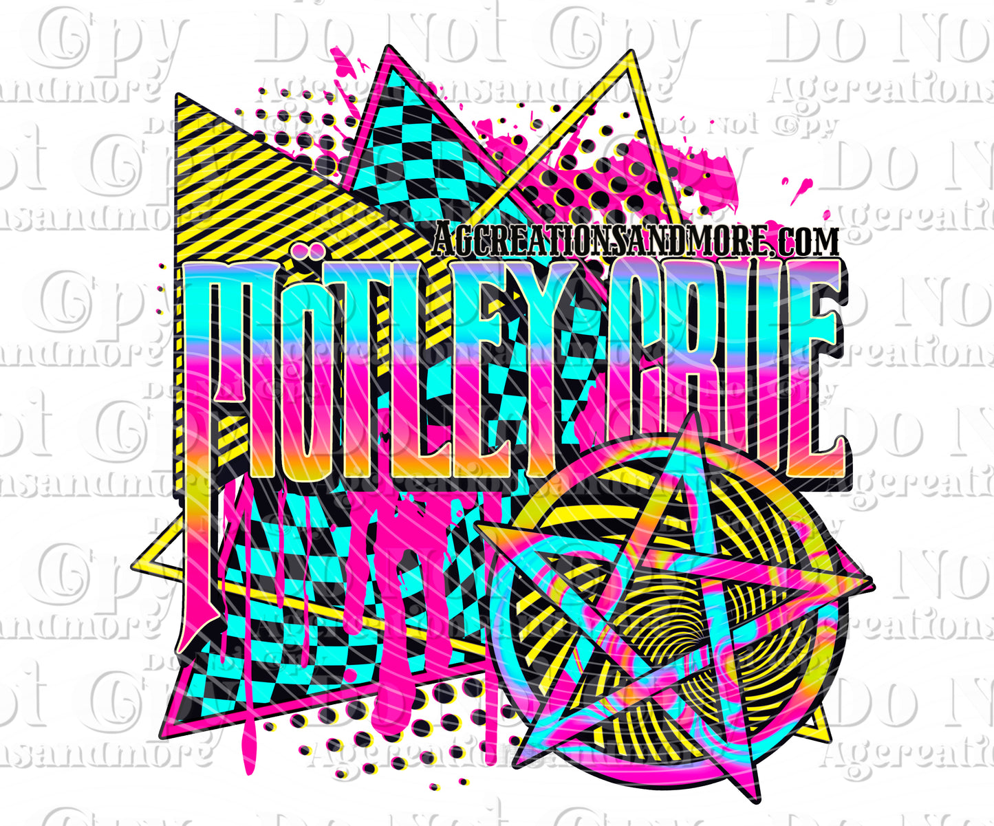 Rock band M-C Pink Digital Download PNG