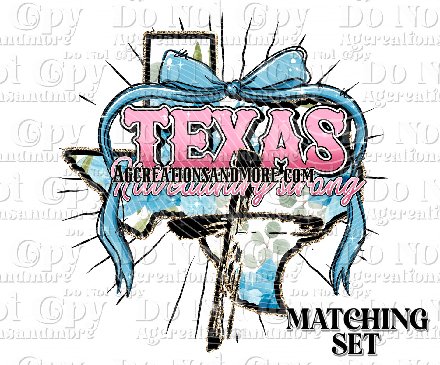 Texas hill country strong Digital Download PNG