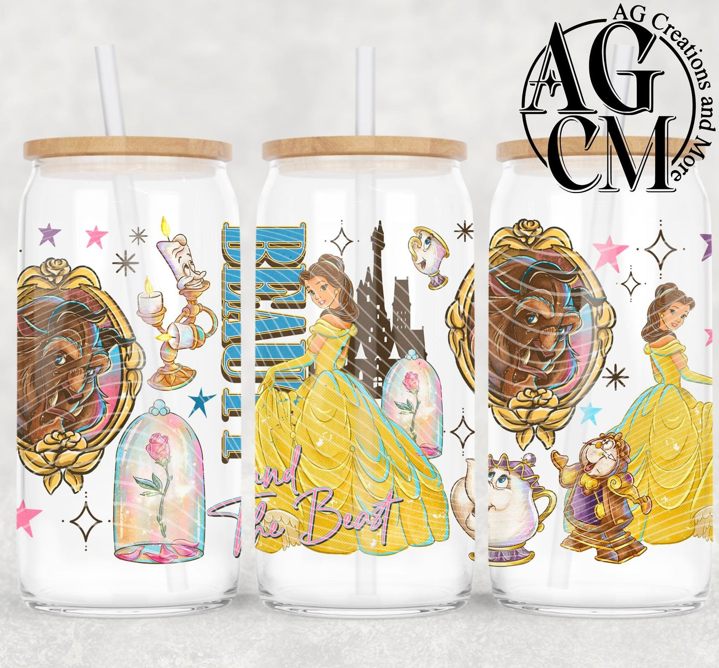 Beauty 16oz libby wrap PNG