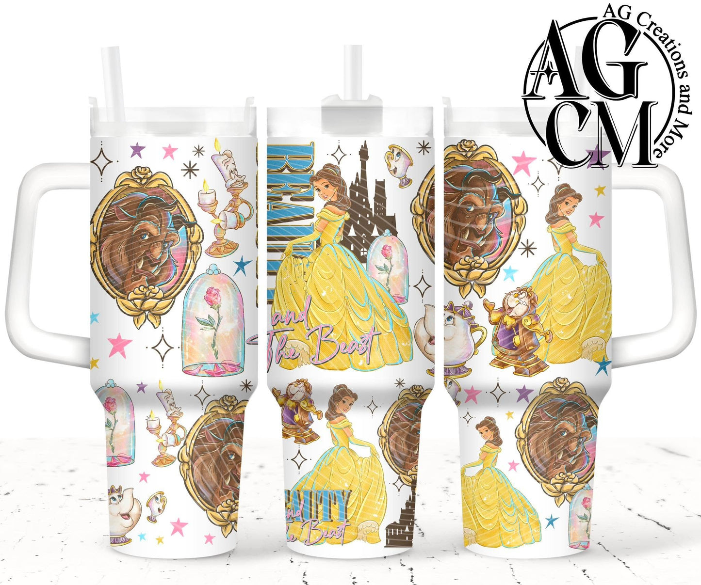 Beauty 40oz Tumbler Digital Png