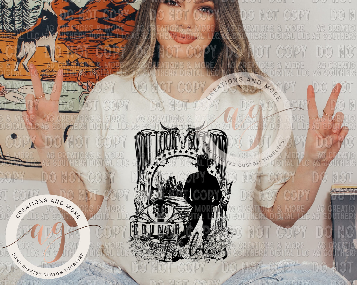 18Look so Good in Love Screen Print Transfer