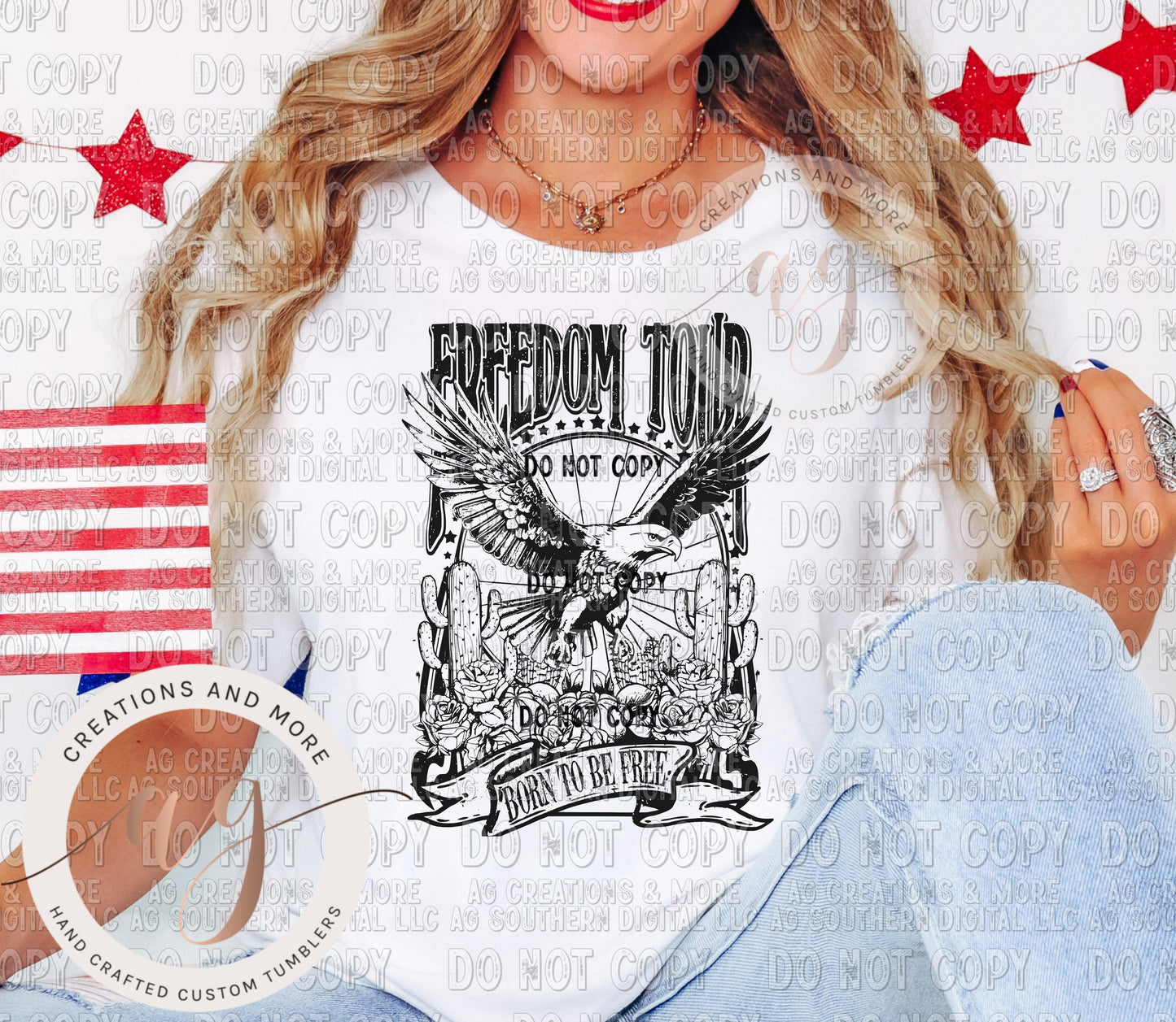 38Freedom Tour Screen Print Transfer