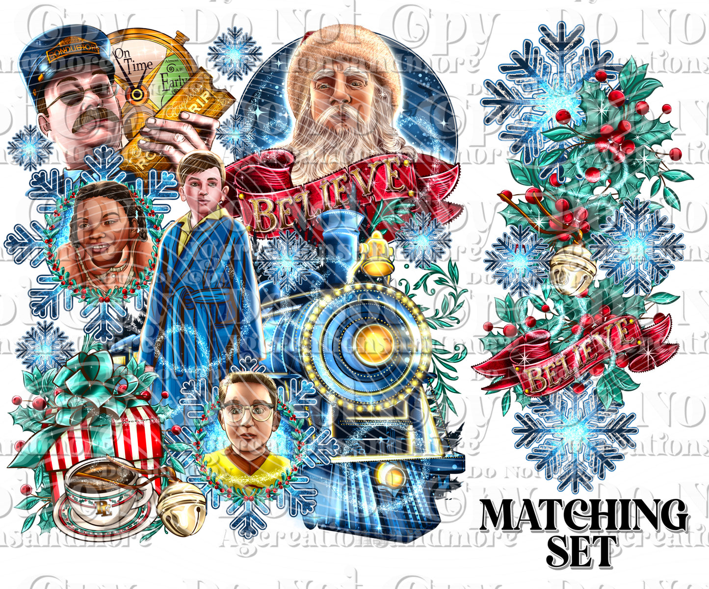 Believe Set Digital Download PNG