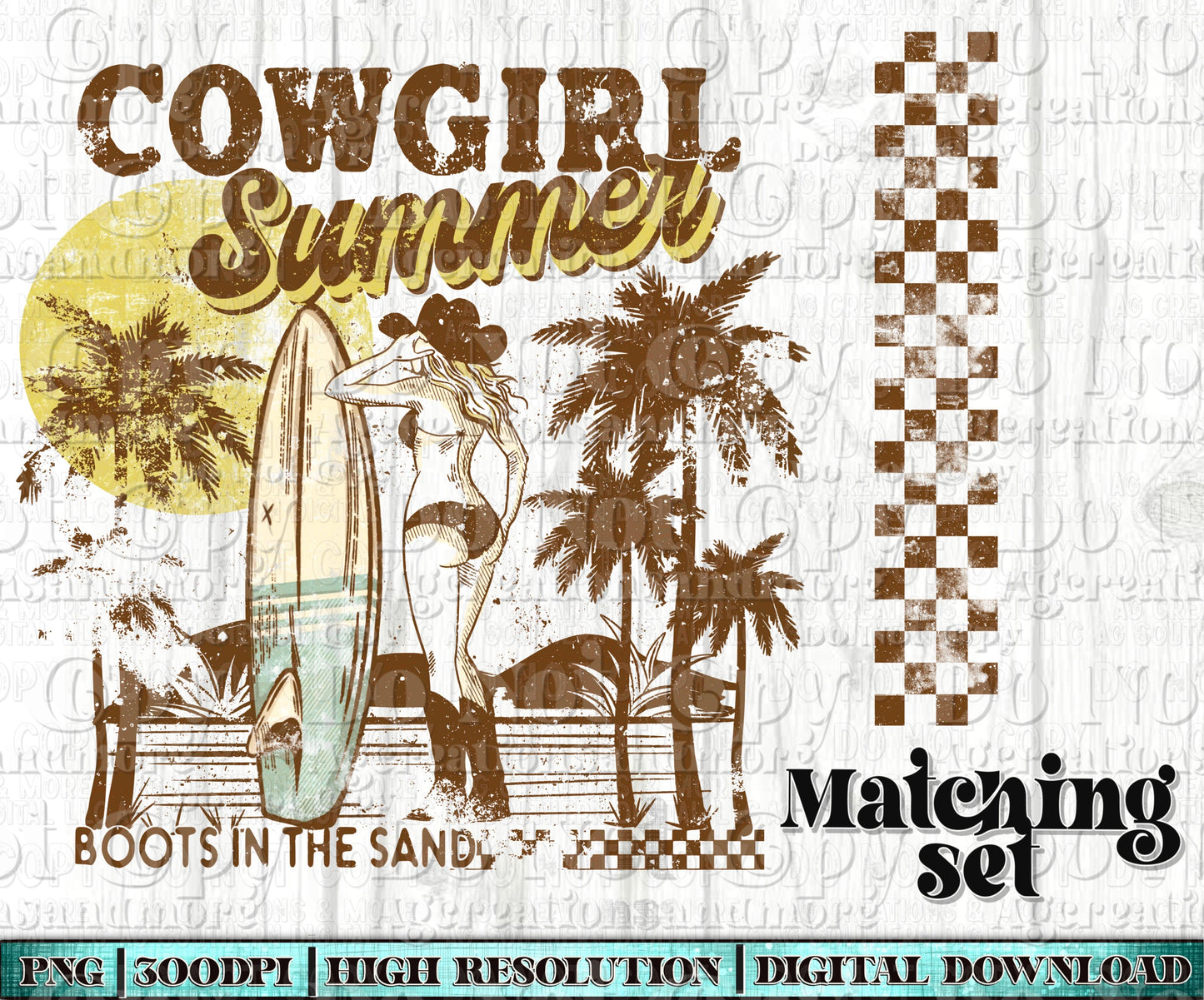 Cowgirl Summer set Digital Download