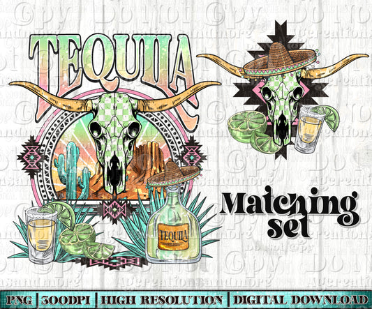 Tequila, matching, set Digital Download