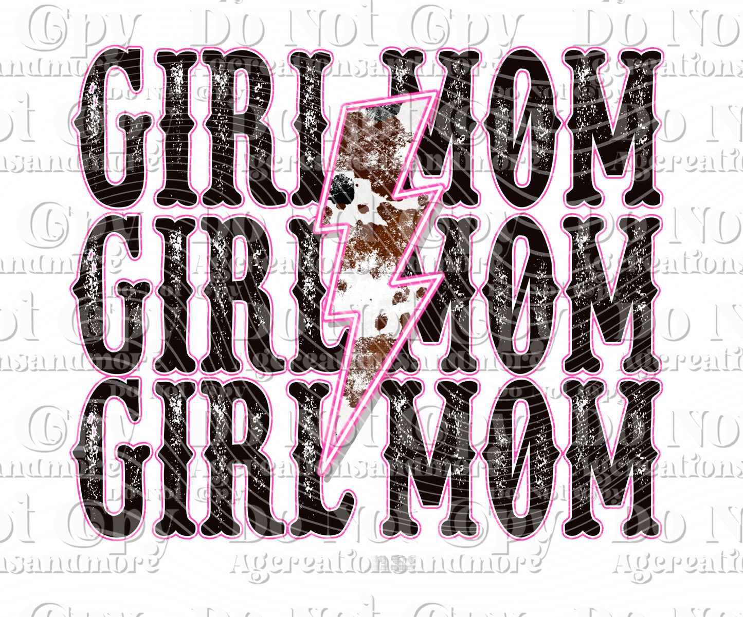 Girl Mom Digital Download PNG