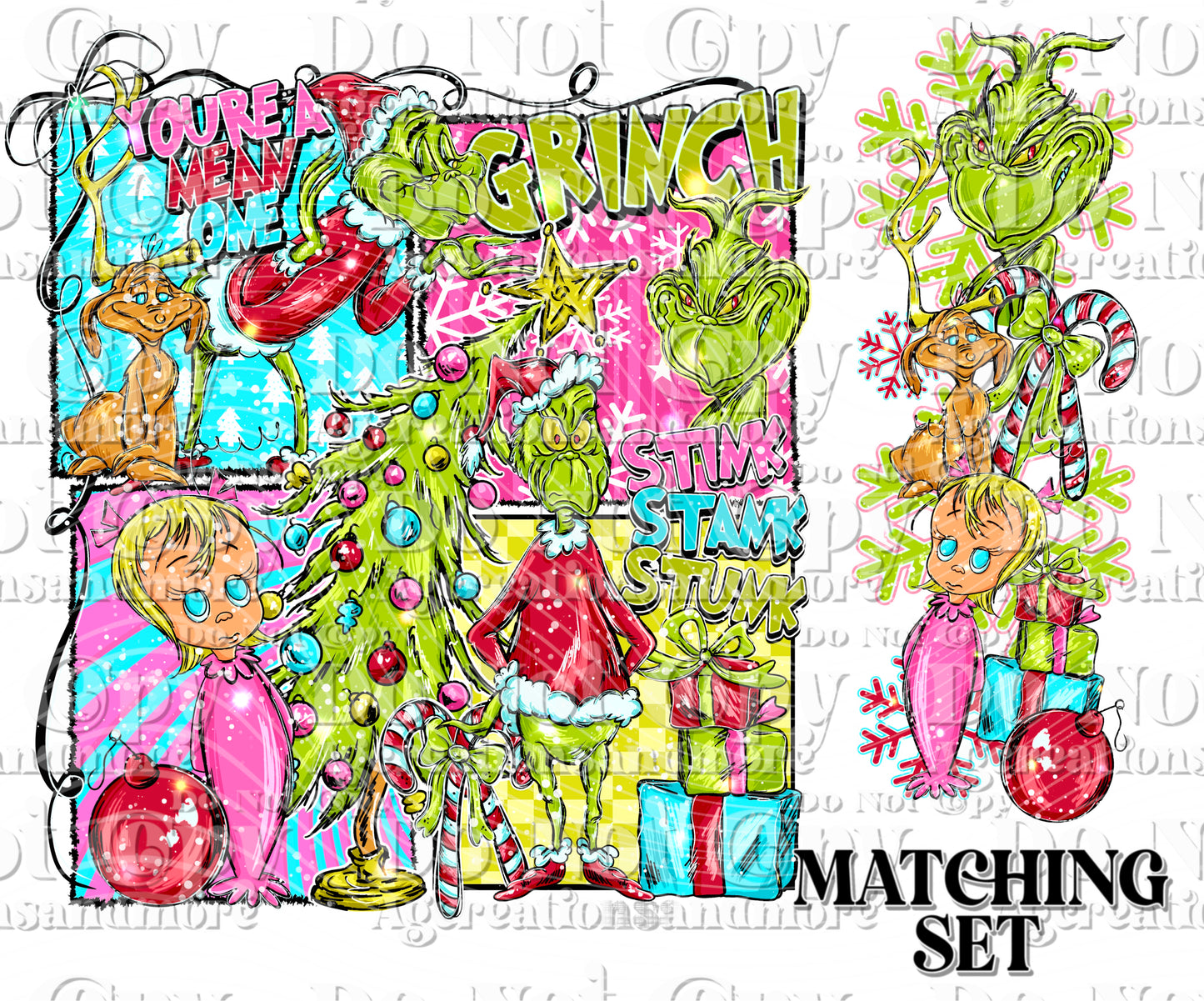 Stink Stunk Set Digital Download PNG