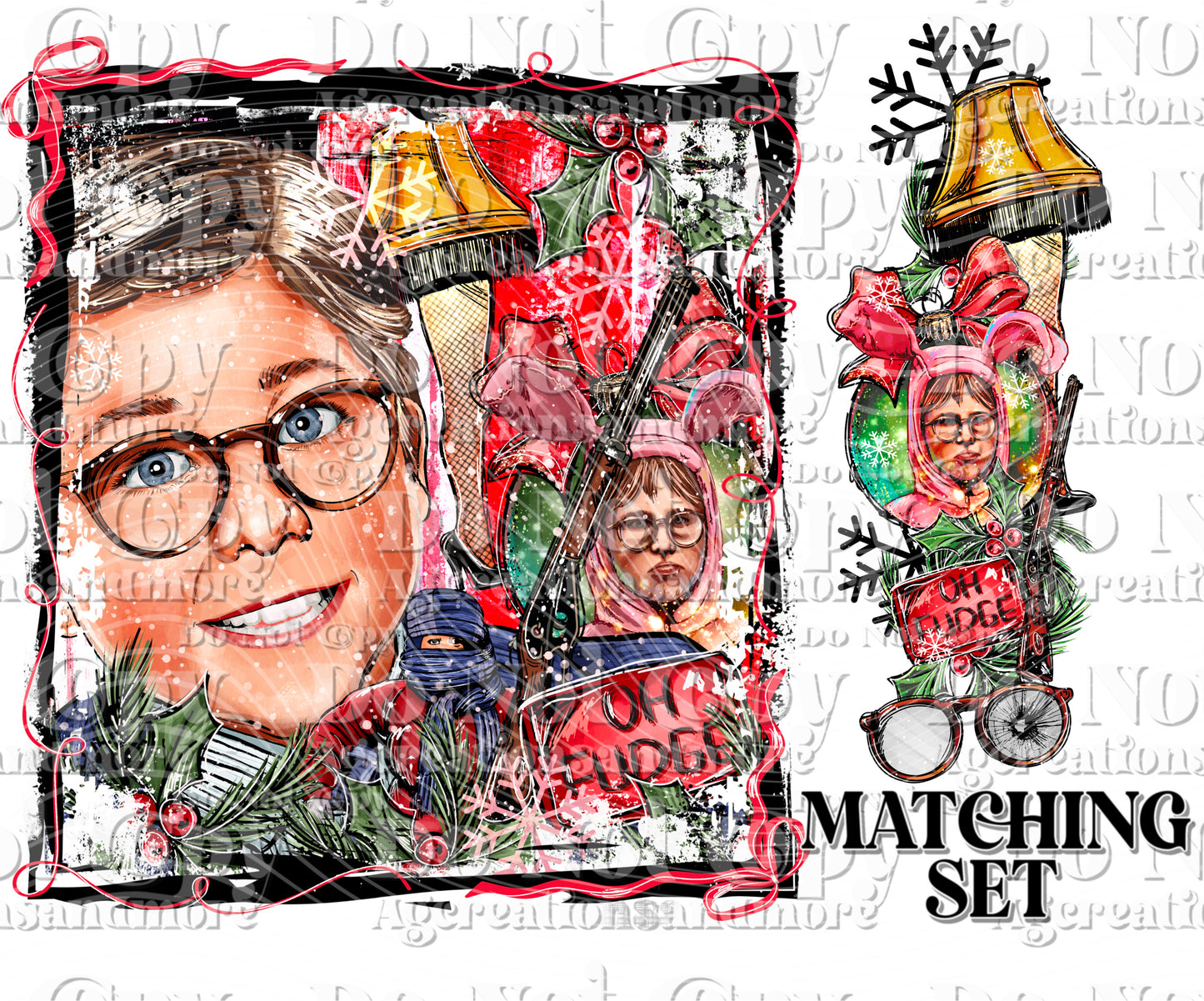 Oh Fudge Set Digital Download PNG