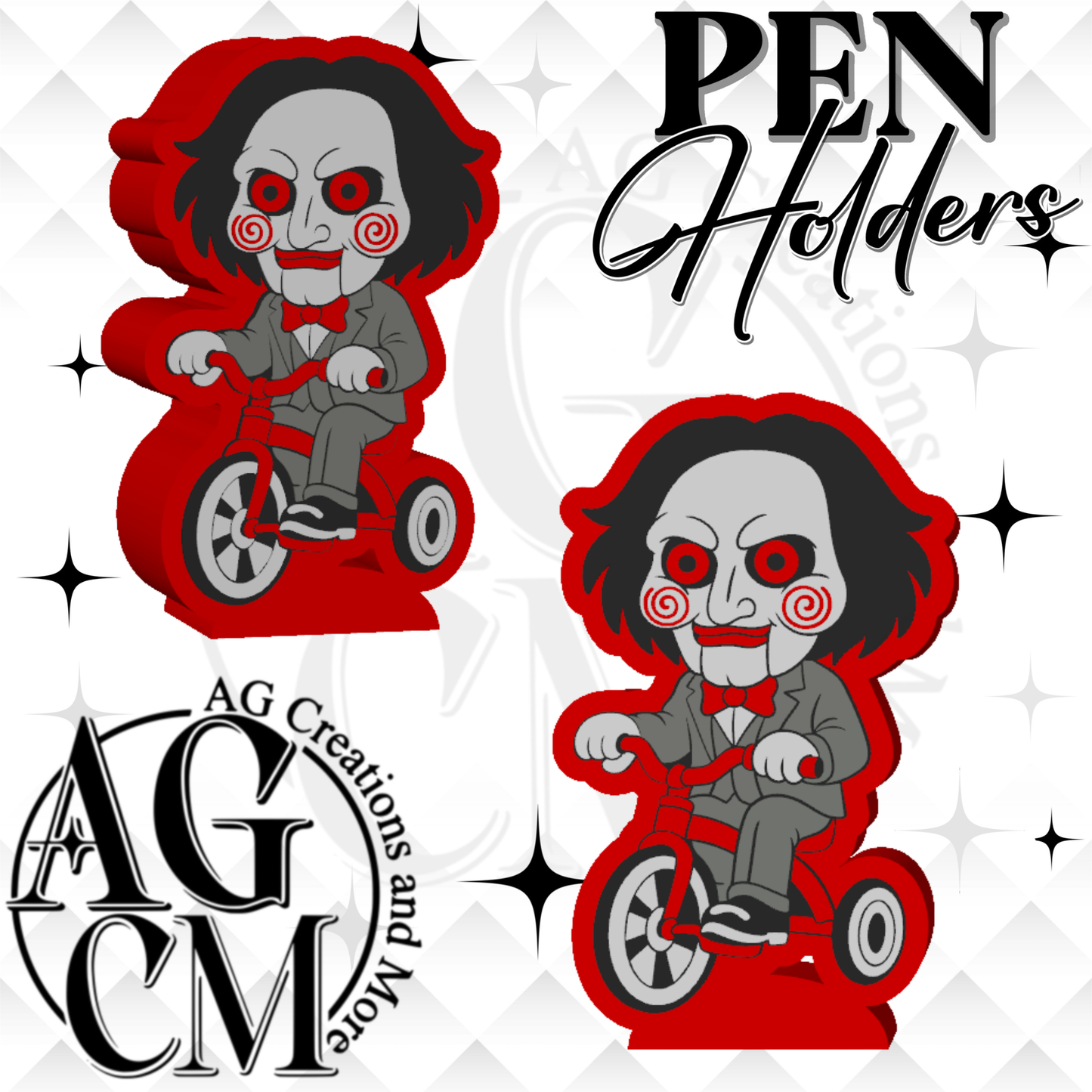 Jigsaw Puzzle 3D Pen Holders (wholesale)