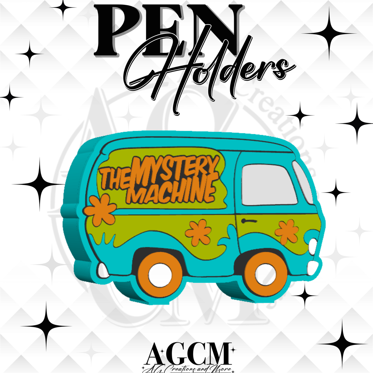 Mystery Van 3D Pen Holder 3MF / STL File