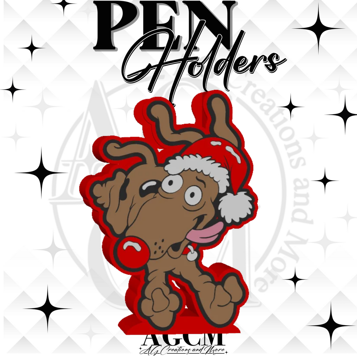 90s Dog 3D Pen Holders (wholesale)