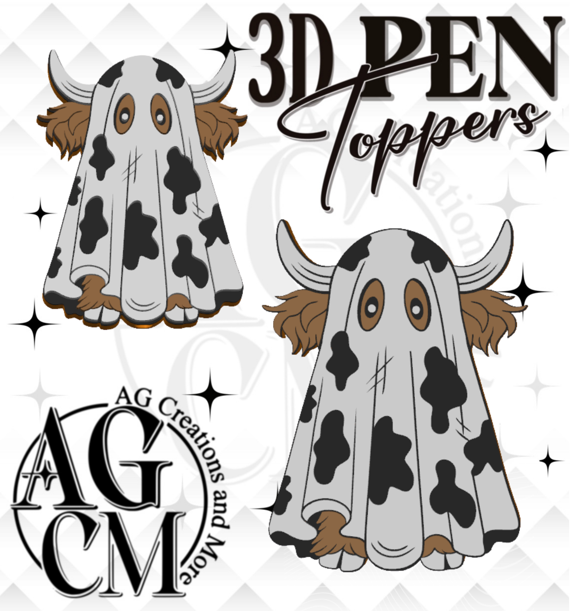 Boo yall 3D Pen Toppers (wholesale)