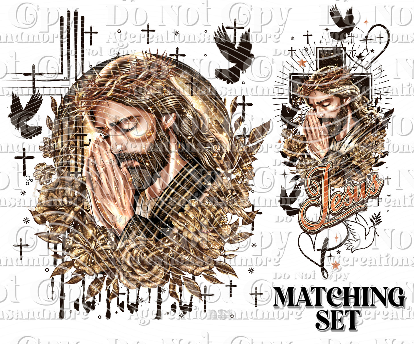 Praying Set digital download png