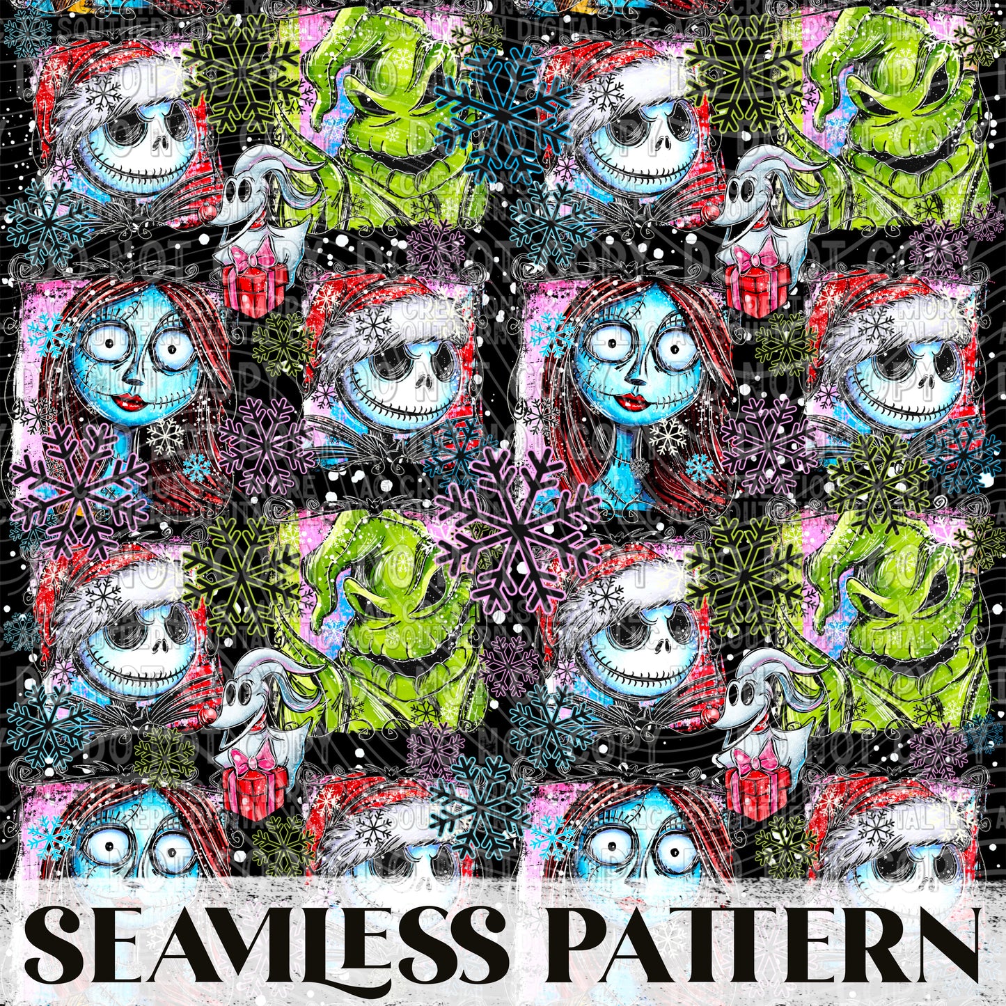NBC Seamless Pattern PNG