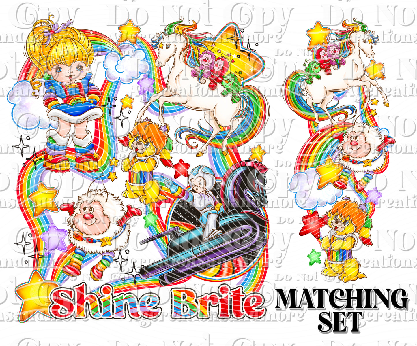 Shine Bright & Friends Set digital download png