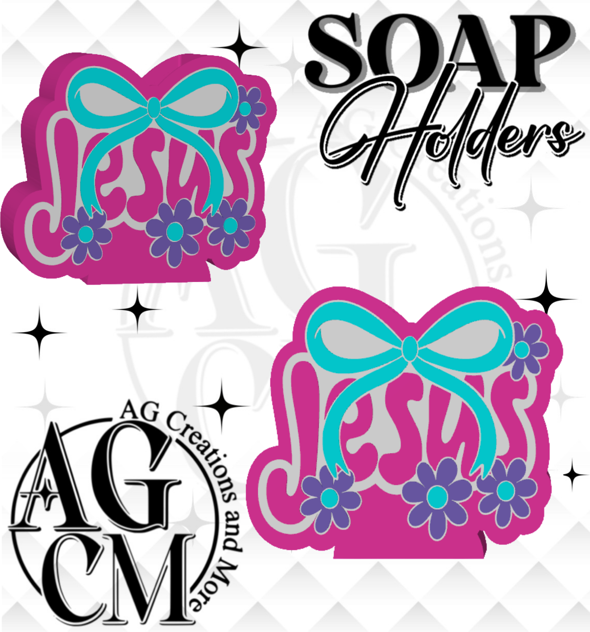 Jesus Bow 3D Soap Holders (wholesale)