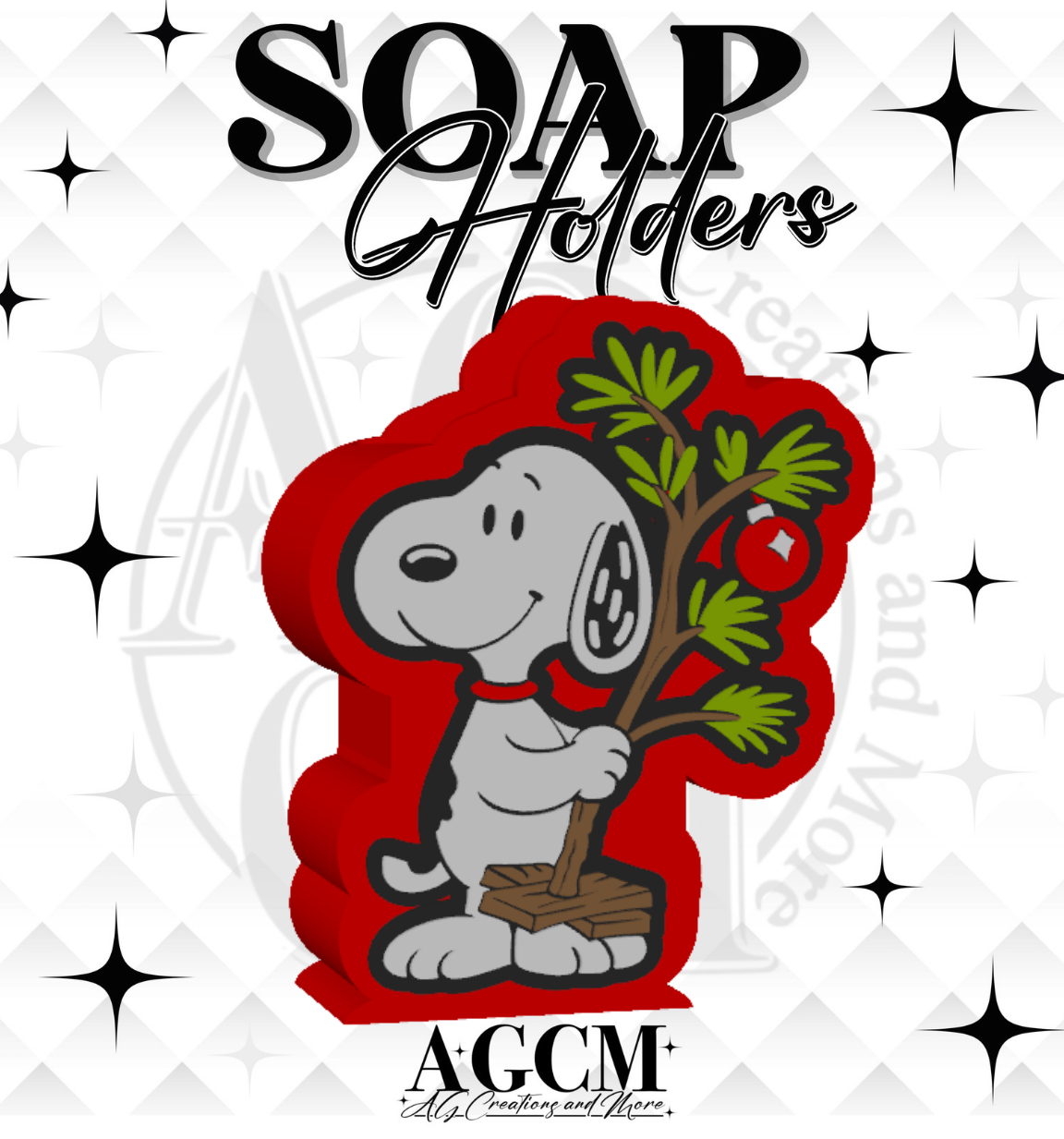 CB Christmas Pup 3D Soap Holders (wholesale)