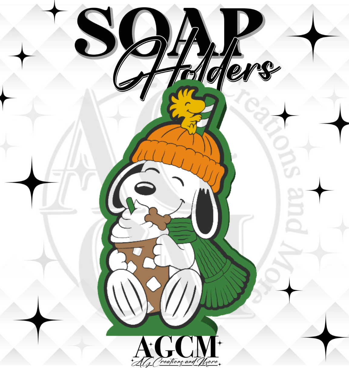 Green Pup 3D Soap Holders STL / 3MF Files