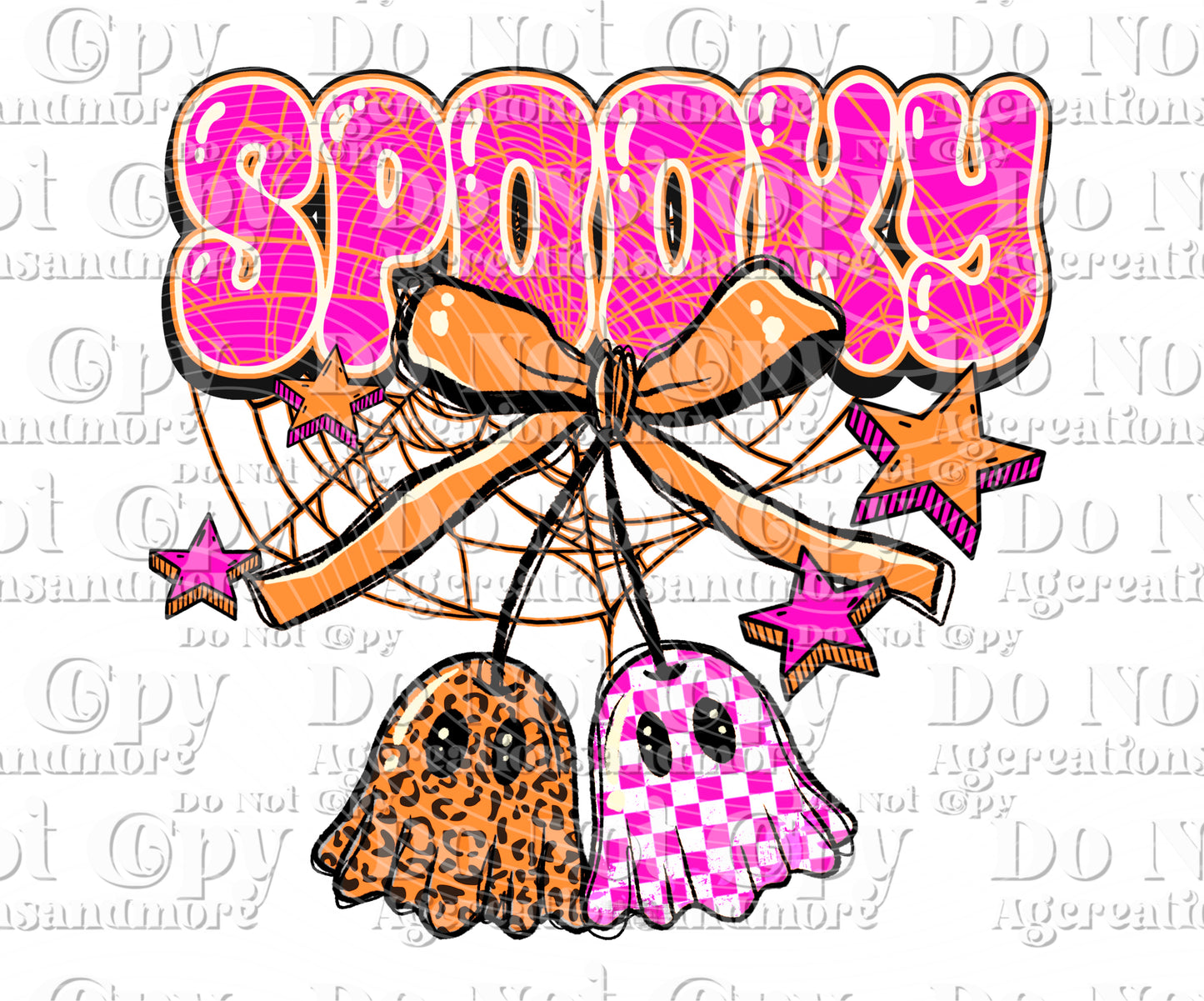 Spooky Pink Digital Download PNG