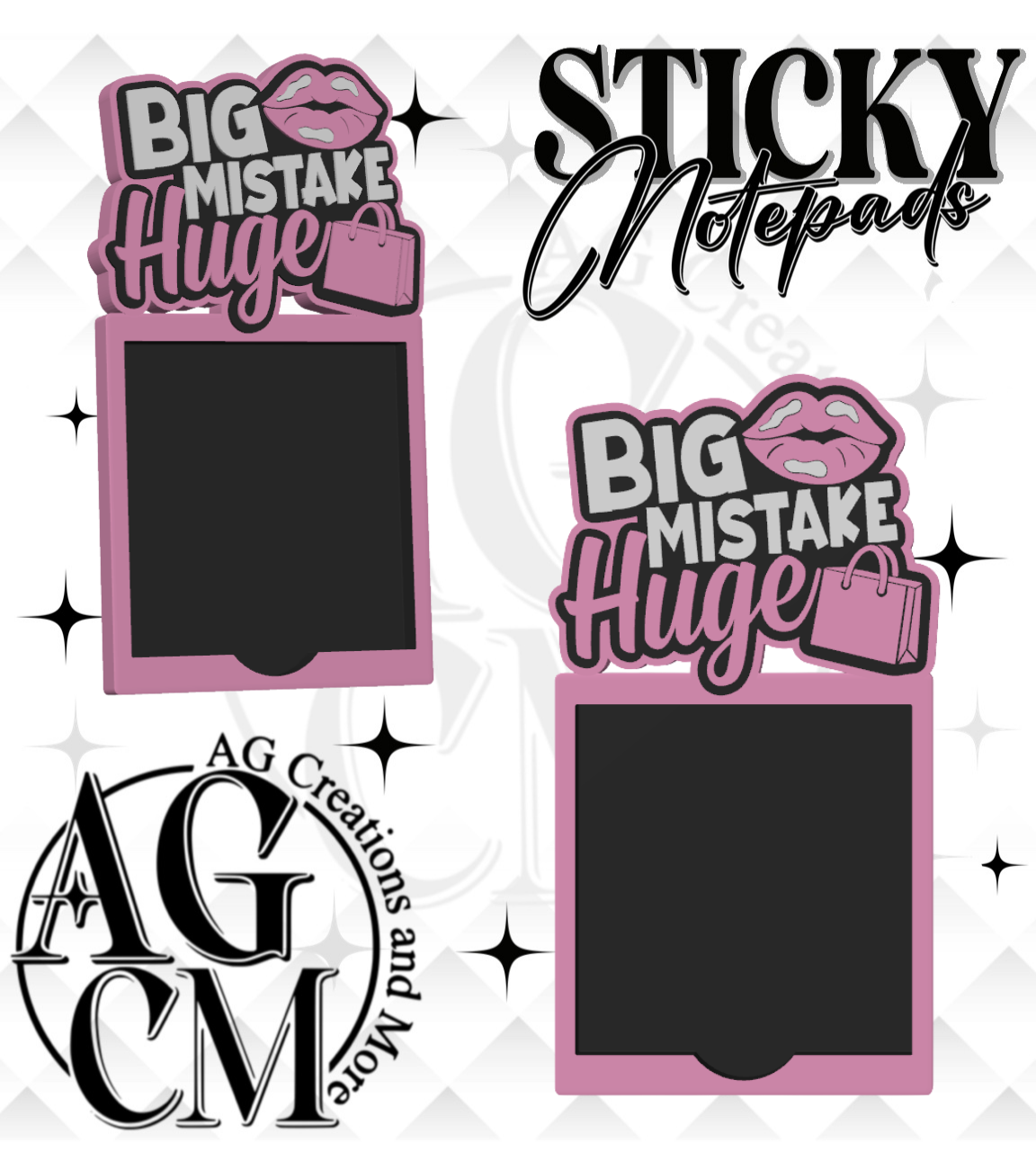 Big Mistake Huge 3D Sticky Notepad (wholesale)