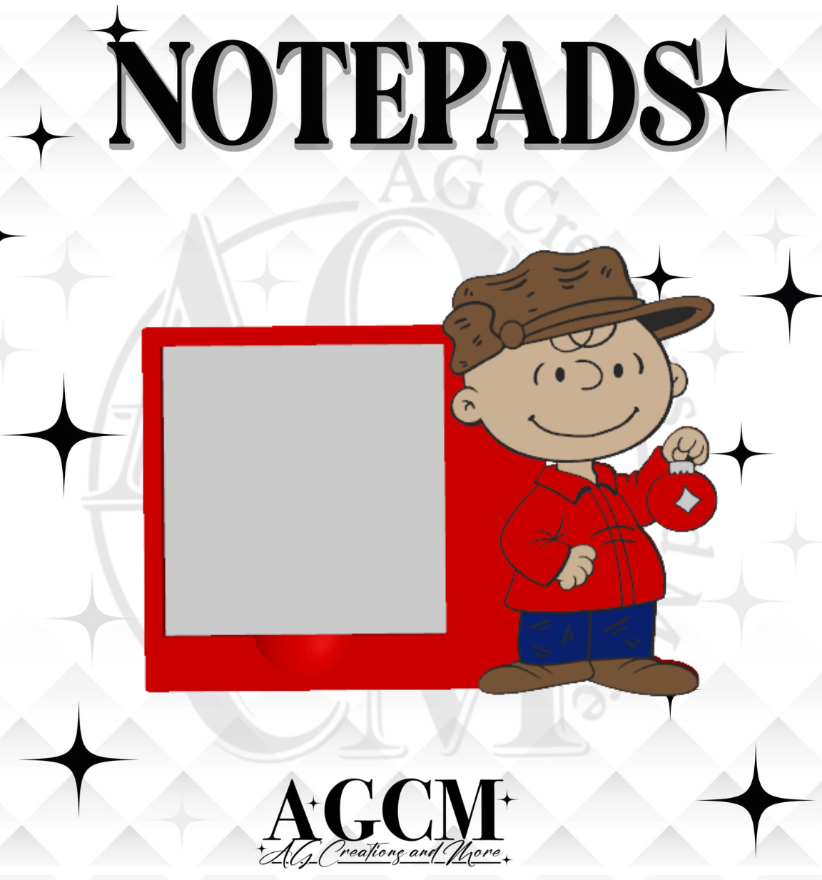 CB Christmas 3D Sticky Notepad (wholesale)