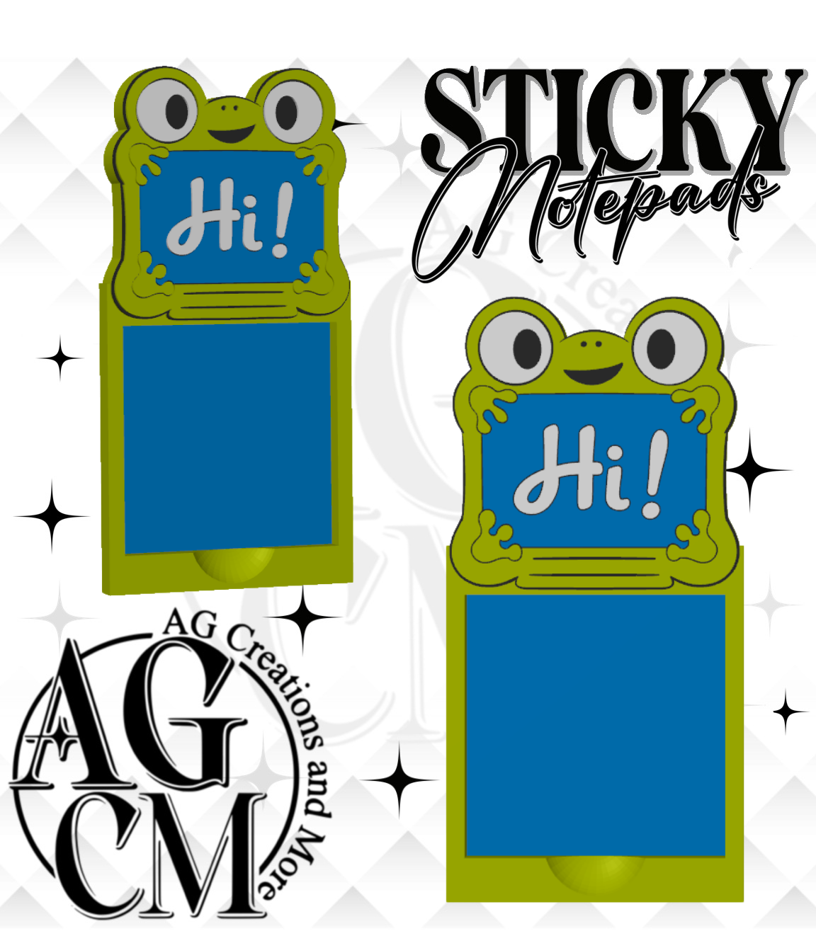 Frog Ipad 3D Sticky Notepad (wholesale)